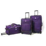 3 Piece Softside Spinner Luggage Set