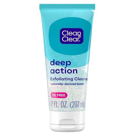 Clean & Clear Deep Action Exfoliating Daily Face Cleanser w/ Pro-Vitamin B5