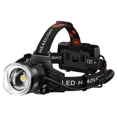 9,000mAh Rechargeable LED Headlamp