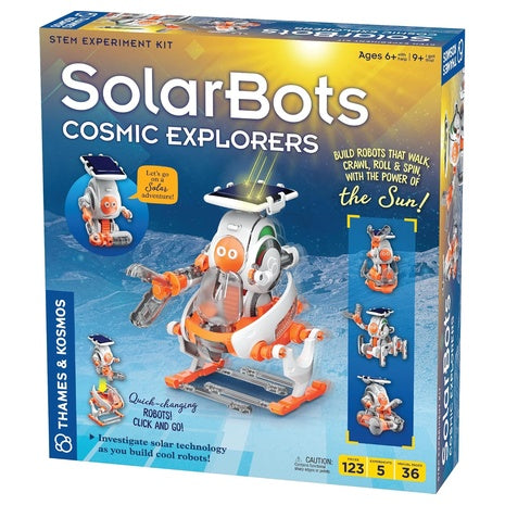 Thames & Kosmos SolarBots 5-in-1 Solar-Powered Robot STEM Kit