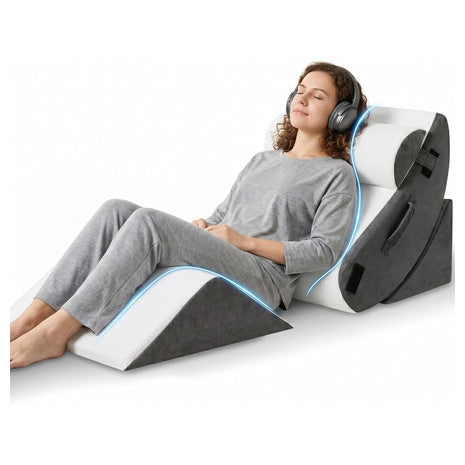 4-Piece Orthopedic Post Surgery Foam Wedge Pillow