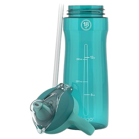 18Oz Pogo Tritan Plastic Water Bottle With Soft Straw Lid