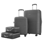 4-Piece Expandable Hardside Luggage Set
