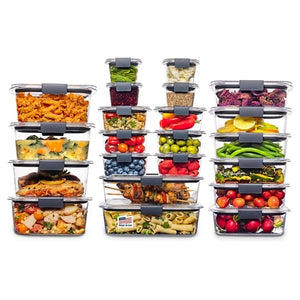 44-Piece Rubbermaid Brilliance Food Storage Containers Set