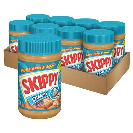 12-Pack Skippy Creamy Peanut Butter