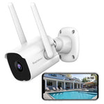 2k Outdoor Security Camera with Night Vision