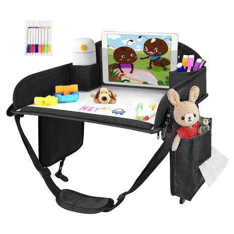 Kids Travel Tray with Dry Erase Board