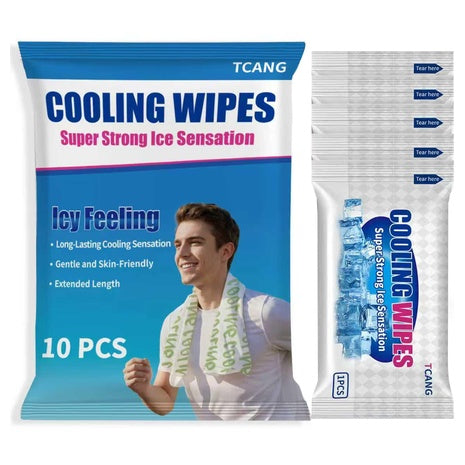 10-Pack Cooling Body Wipes