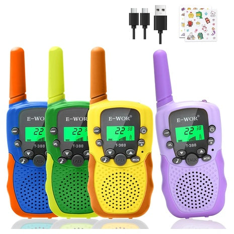 4 Long Range Walkie Talkies