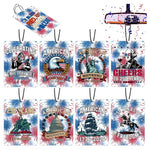 8 USA 250th Anniversary Hanging Car Air Fresheners