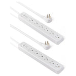 2-Pack Amazon Basics 6-Outlet Surge Protector Power Strips