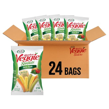 24 Sensible Portions Garden Veggie Straws Sea Salt