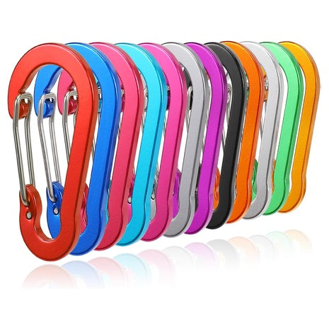 12-Pack 2″ Carabiners