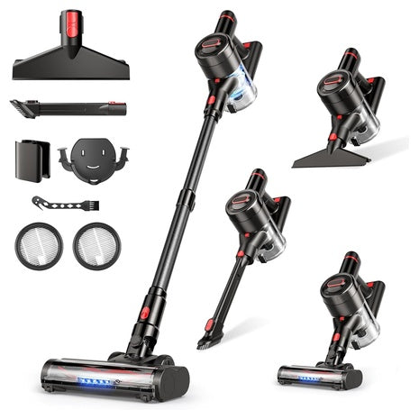 8-in-1 Cordless Vacuum Cleaner with Powerful Suction