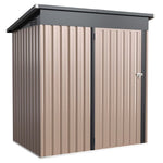 5ft X 3ft Outdoor Storage Shed W/Sliding Roof & Lockable Door