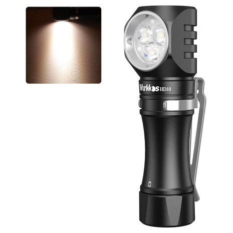 Wurkkos HD10 Mini 1200LM LED Flashlight (4000K)