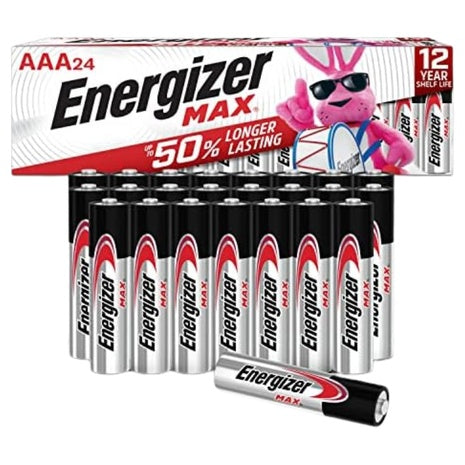 24-Count Energizer Max AAA Alkaline Batteries