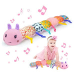 Soft Musical Caterpillar Baby Toy with Rattle & Crinkle