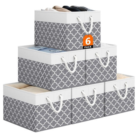 6-Pack StorageTastic Collapsible Storage Basket