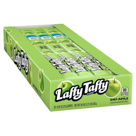 24 Laffy Taffy Sour Apple Ropes