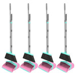 4-Pack Broom & Dustpan Set