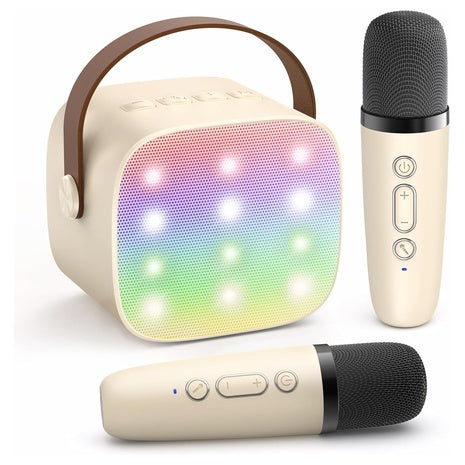 Mini Karaoke Machine with Mics