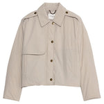 Banana Republic Factory Women's Cropped Trench Filled Jacket
