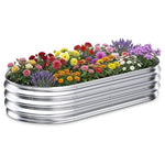5x2.5x1ft Metal Heavy Duty Galvanized Raised Garden Bed