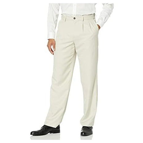 Amazon Essentials Men's Classic-Fit Pleated Dress Pants