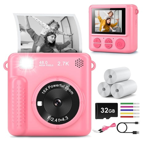 Kids Instant Print Camera