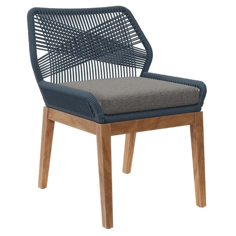 Wellspring Outdoor Patio Teak Wood Dining Chair