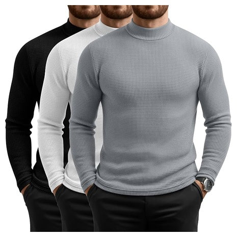 3-Pack August Alley Men's Waffle Thermal Shirt (Various)