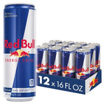 12 Cans Of Red Bull Original Or Sugar Free (16 oz)