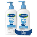 2 Pack of 13.5oz Cetaphil Baby Wash & Shampoo