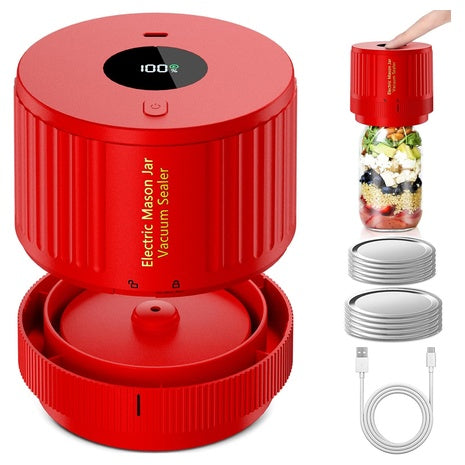 Electric Mason Jar Vacuum Sealer Kit
