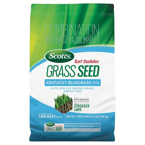 2.4-lb. Bag Scotts Turf Builder Grass Seed Kentucky Bluegrass Mix