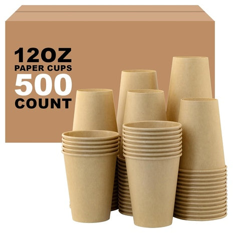 500 12oz Disposable Coffee Cups