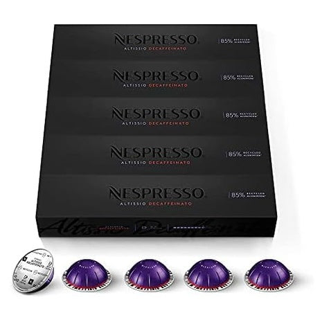90 Nespresso Vertuo Altissio Decaffeinato Espresso Capsules