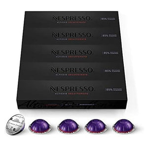 90 Nespresso Vertuo Altissio Decaffeinato Espresso Capsules