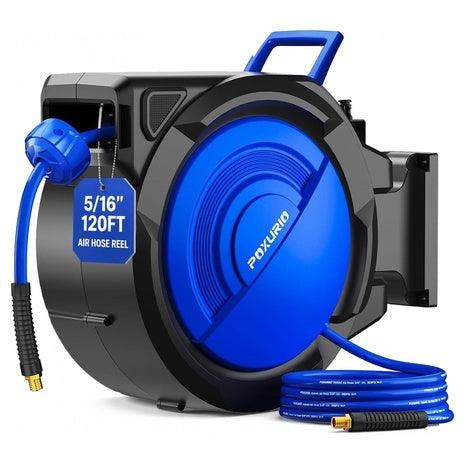 120ft Poxurio Retractable Air Hose Reel