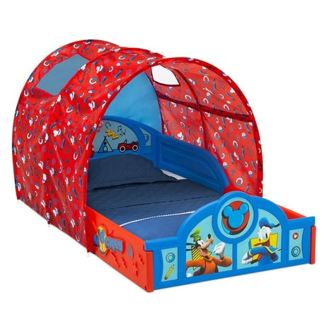 Disney Mickey Mouse Sleep and Play Toddler Bed with Tent