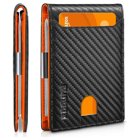 Leather Money Clip Wallet