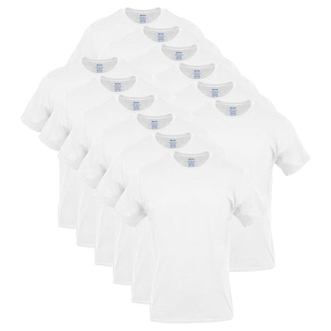 12 Gildan Platinum Men's Crew T-Shirts