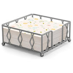 LWSFF Silver Square Metal Napkin Holder