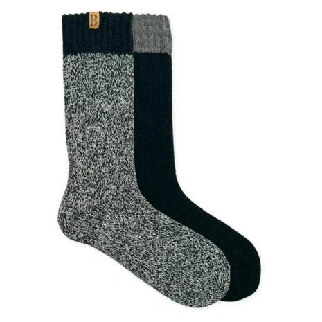 2-Pack Brookstone Men's Heat-Retaining Boot Socks (3 Colors)