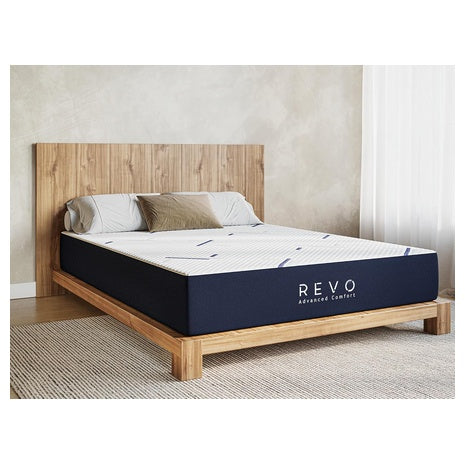 REVO 12" Queen Medium Gel Memory Foam Mattress