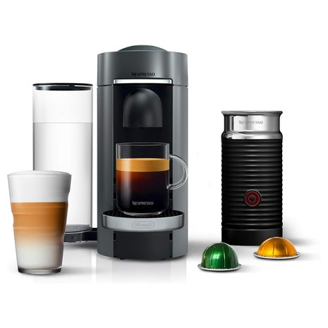 Nespresso Vertuo Plus Deluxe Coffee & Espresso Maker with Milk Frother