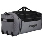 Wrangler Extra-Large 36-inch Collapsible 3-Wheel Rolling Locker Duffel Bag