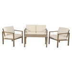 4-Piece Mainstays Fade Resistant Dashwood Patio Conversation Set