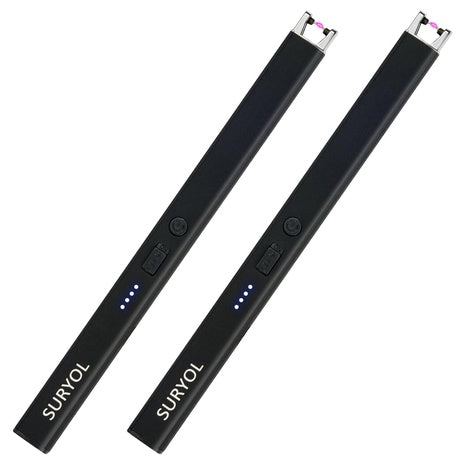 2-Pack Flameless Windproof Electric Lighters
